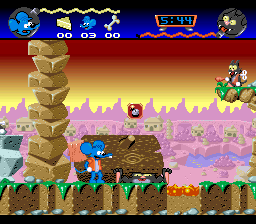 The Itchy and Scratchy Game screenshot 3 for Super Nintendo